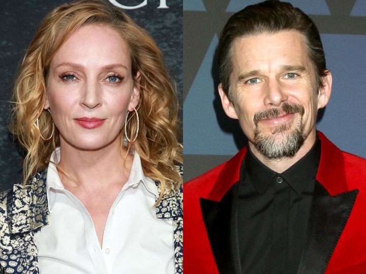 イーサン・ホーク、珍しくユマ・サーマンとの離婚に言及 （C）AFLO width=