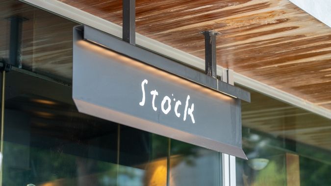 パンストック天神店 看板