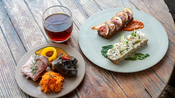 パンストック天神店 スモーブロー＆デリプレート