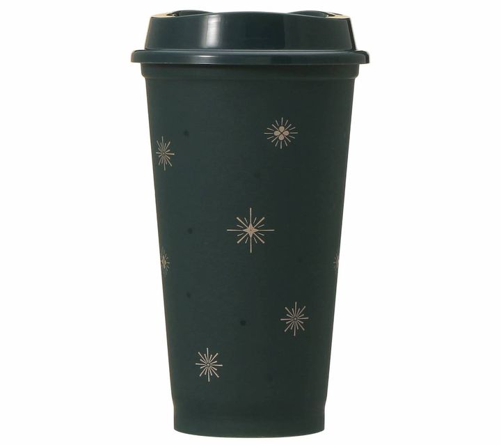 「ホリデー2025リユーザブルカップグリーン」473ml 550円