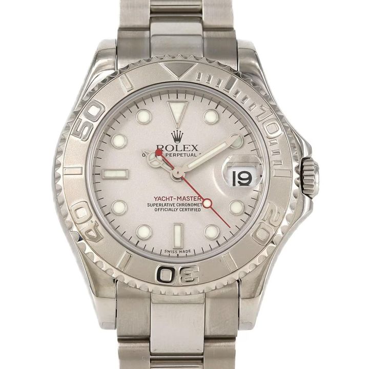 シルバー文字盤のヨットマスター