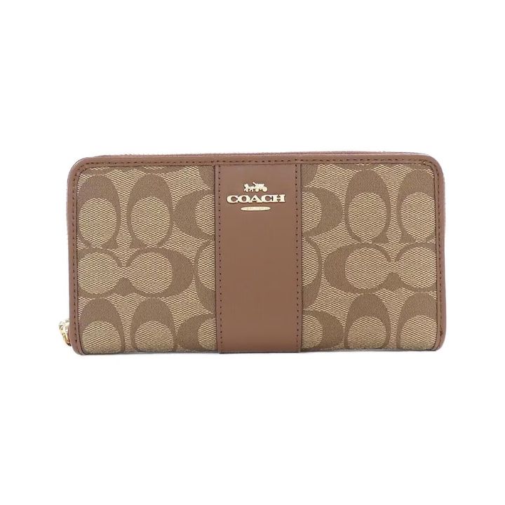 コーチのベージュの長財布