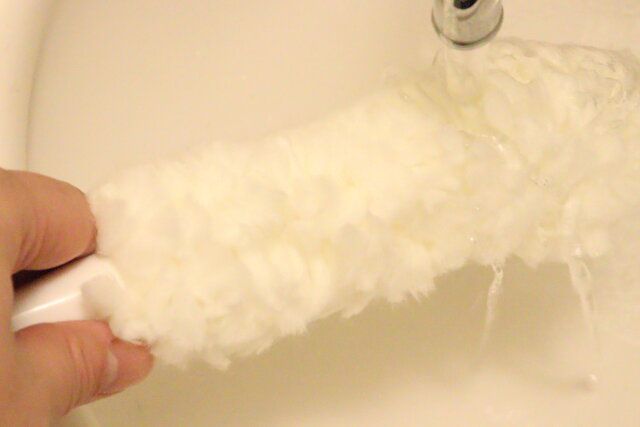 網戸クリーナー 水に浸す