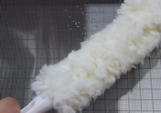 網戸クリーナー 使用例