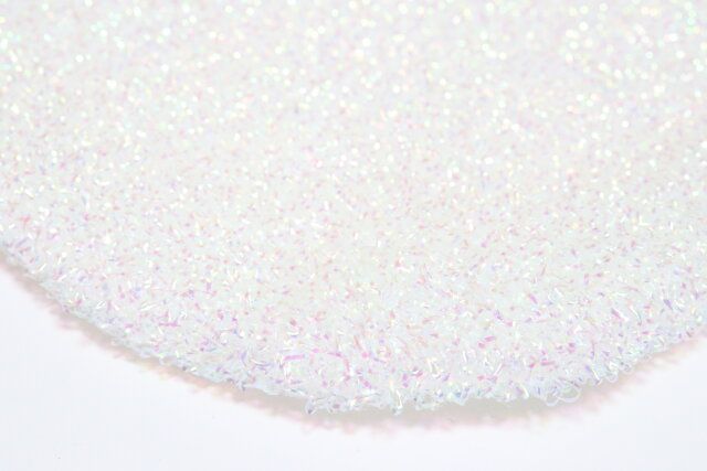 ダイソーの浴室用おそうじミトンのオーロラカラーの繊維