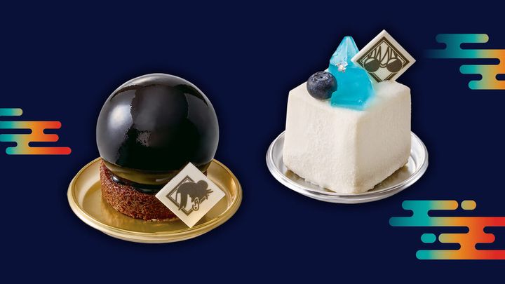 「夏油 傑のムース ～チョコレート＆オレンジ～／五条 悟のムース ～ヨーグルト＆ブルーベリー～」