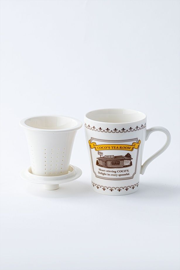 茶こし付きマグカップ