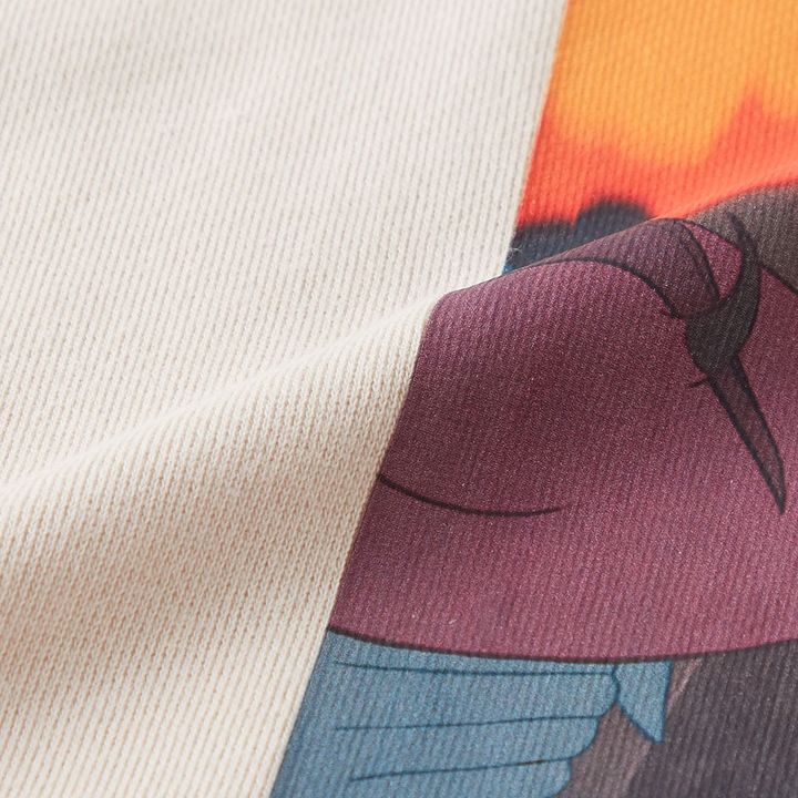 オーバーサイズ裏毛チュニック 素材アップ