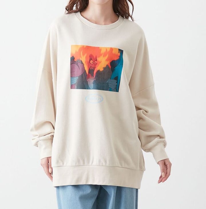 オーバーサイズ裏毛チュニック ハデス