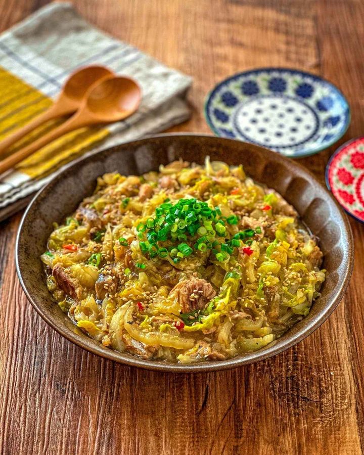 「さば缶de麻婆白菜」