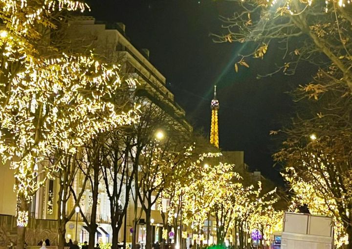 エレガントな通りもライトアップ