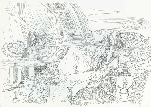 前田真宏自ら作画を担当した『巌窟王』漫画原稿 [c]2004 Mahiro Maeda・GONZO／KADOKAWA