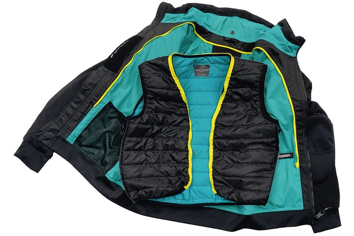 わずか100gの保温力！アルパインスターズの着脱式ベスト付き「MOBLAST WP JACKET」が冬ツーリングに最強｜2025年秋冬アイテム