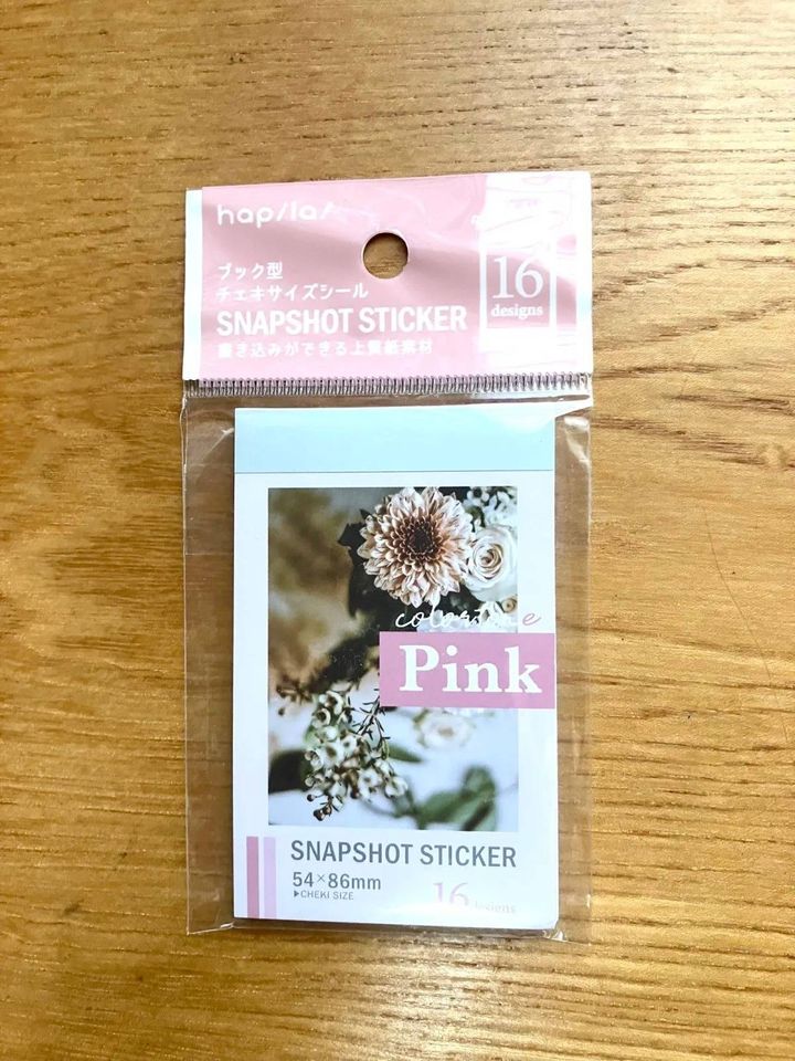 Seria(セリア)：ブック型チェキサイズシール