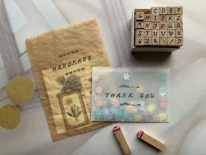 Seria(セリア)：アルファベットスタンプ 大文字