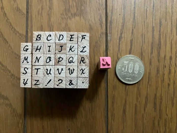 Seria(セリア)：アルファベットスタンプ 大文字