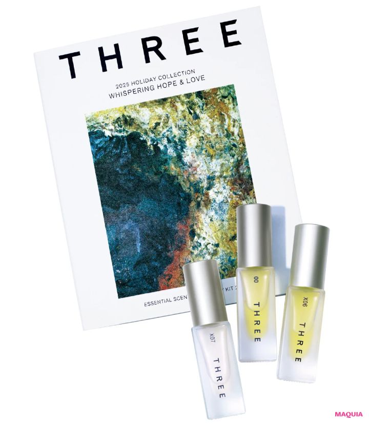 THREE エッセンシャルセンツ ディスカバリー キット 2025（限定品） マキア 美女子ネタ