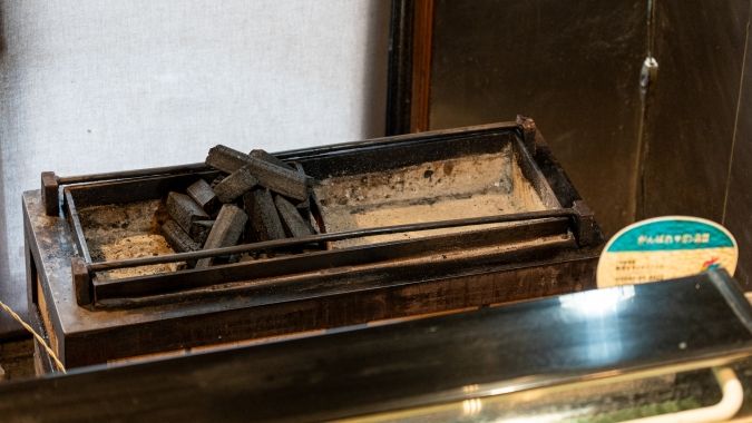 塚本鮮魚店 本店 焼き台