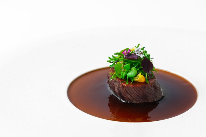 蝦夷⿅ バルサミコソース