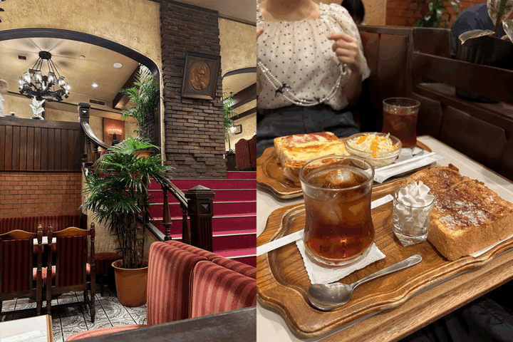 らんぶる 内装 食事