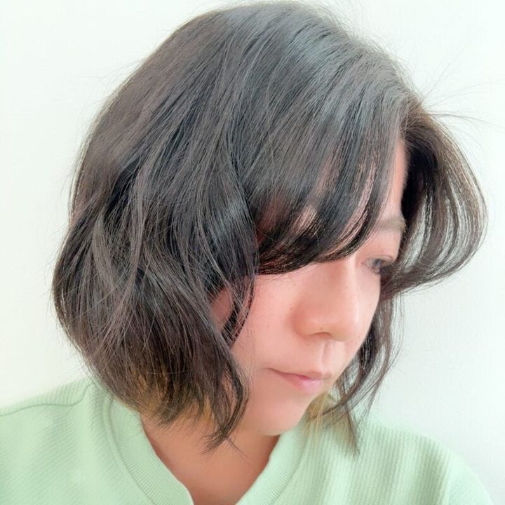 「マイナスイオン2WAYヘアアイロン」カールアイロン使用後