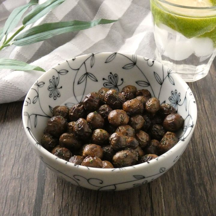 材料4つ！「むかごののり塩炒め」