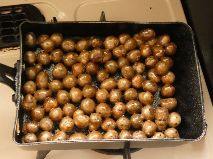 材料4つ！「むかごののり塩炒め」