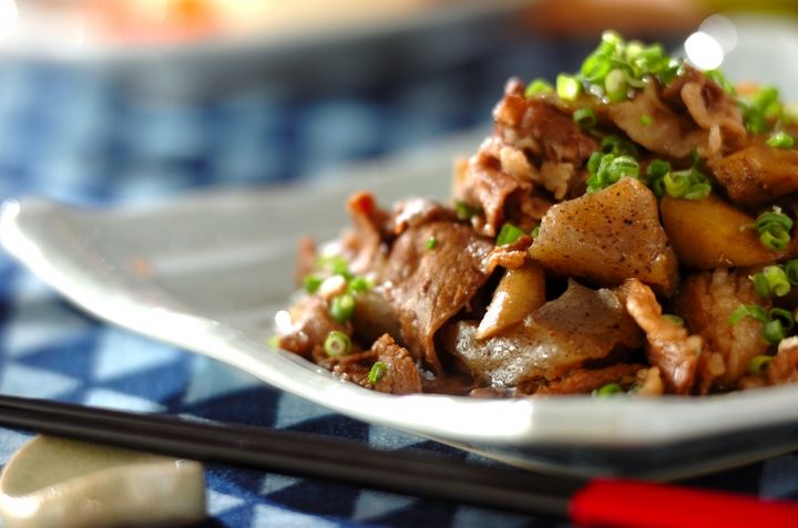 牛肉とゴボウの炒め煮