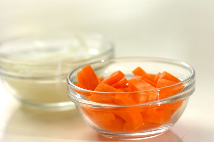 白みそ汁の下準備1