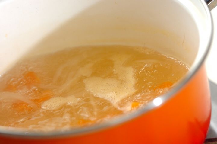 白みそ汁の作り方1