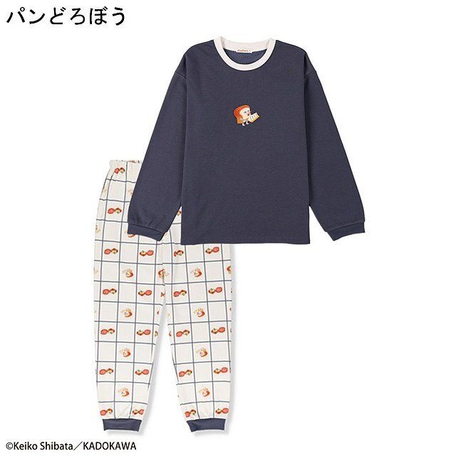 しまむらのパンどろぼうトレーナー＋パンツ1