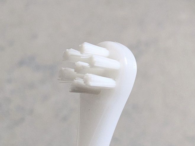 仕上げみがき用の小さめヘッド