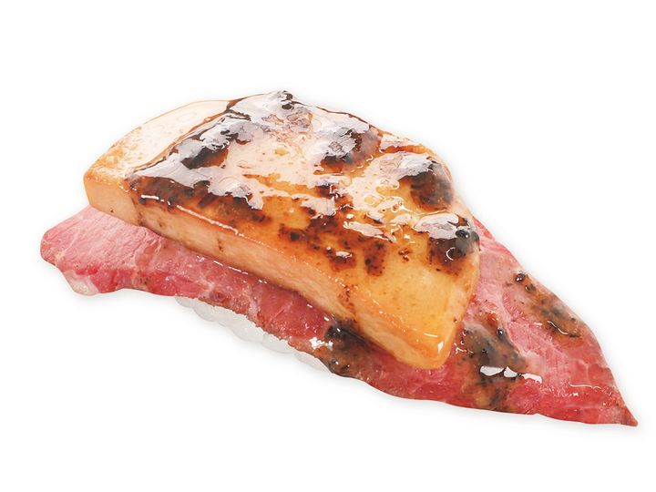 北海道牛のロッシーニ風 黒トリュフソース（一貫）