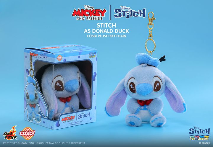 コスビ・ぬいぐるみキーチェーン「スティッチ：ファンシネーション」ドナルドダック