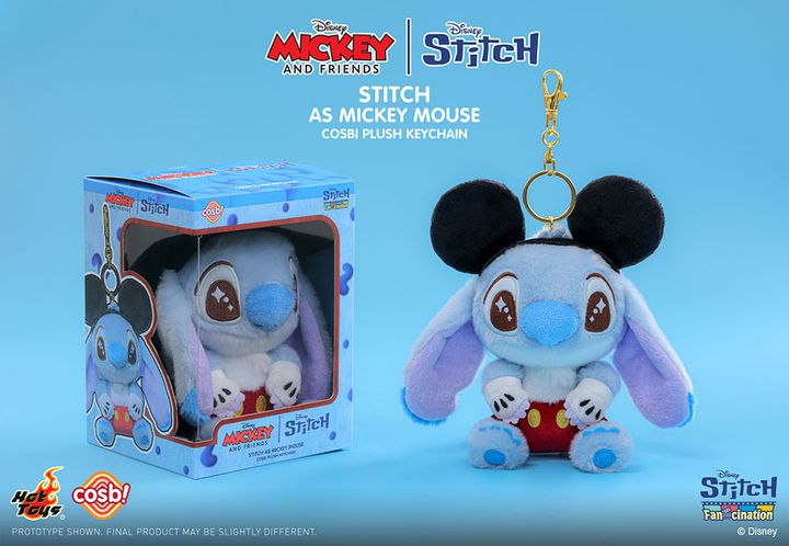 コスビ・ぬいぐるみキーチェーン「スティッチ：ファンシネーション」ミッキーマウス