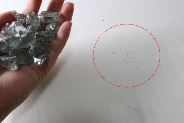 インテリアガラスストーン（ブラック、約150g） 粒