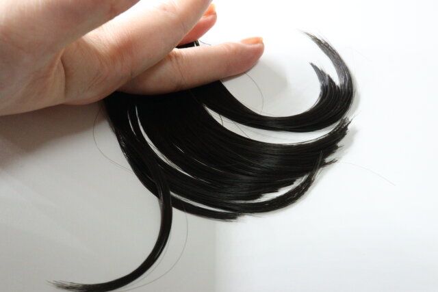 前髪ウィッグ（ベーシックカラー） 癖