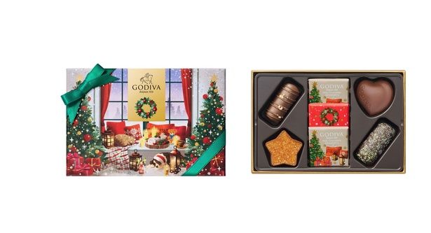 「ゴディバ ブッシュ ド ノエル アソートメント 7粒入」(2808円)