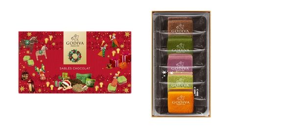 「ゴディバ ホリデー サブレショコラ 5個入」(2268円)