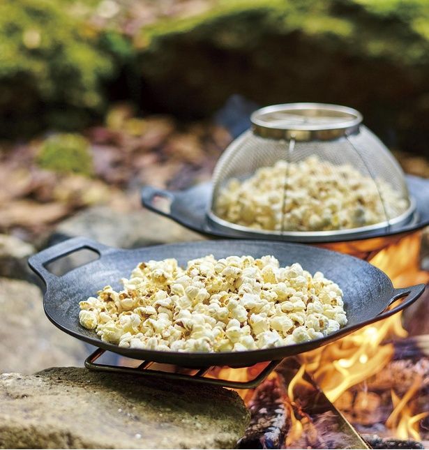 ザルdeポップコーン （C）たけだバーベキュー／KADOKAWA