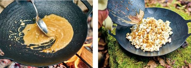 全体にキャラメルをからめる （C）たけだバーベキュー／KADOKAWA