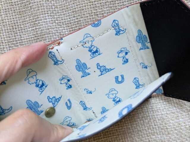 スヌーピーミニ財布お札入れ