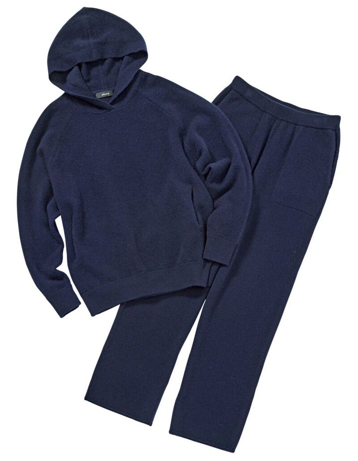 エブールのカシミアセットアップ