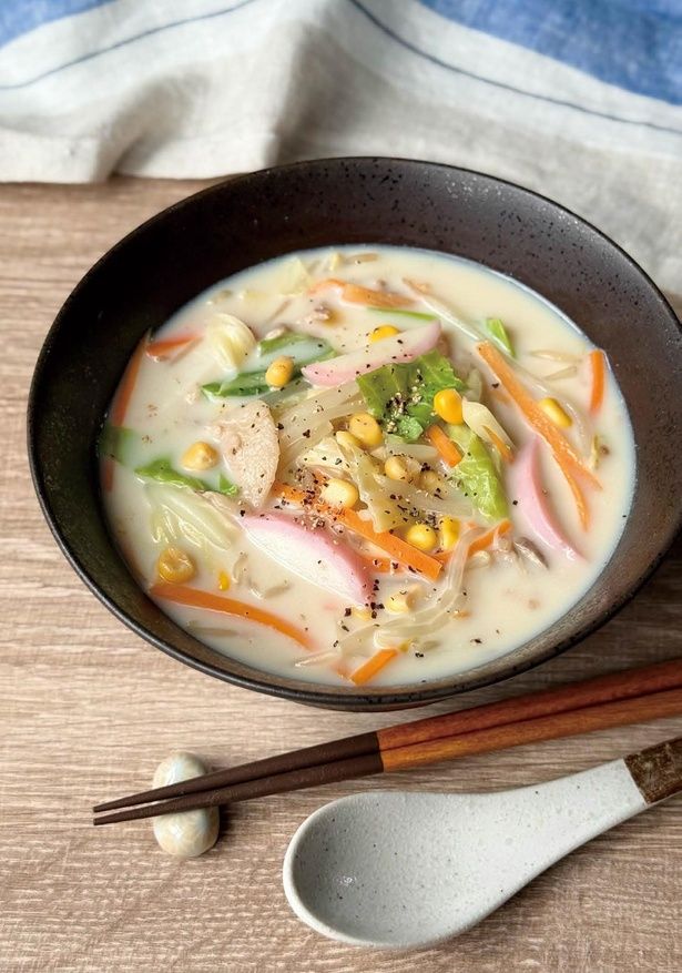 ちゃんぽん風スープ （C）もこ／KADOKAWA