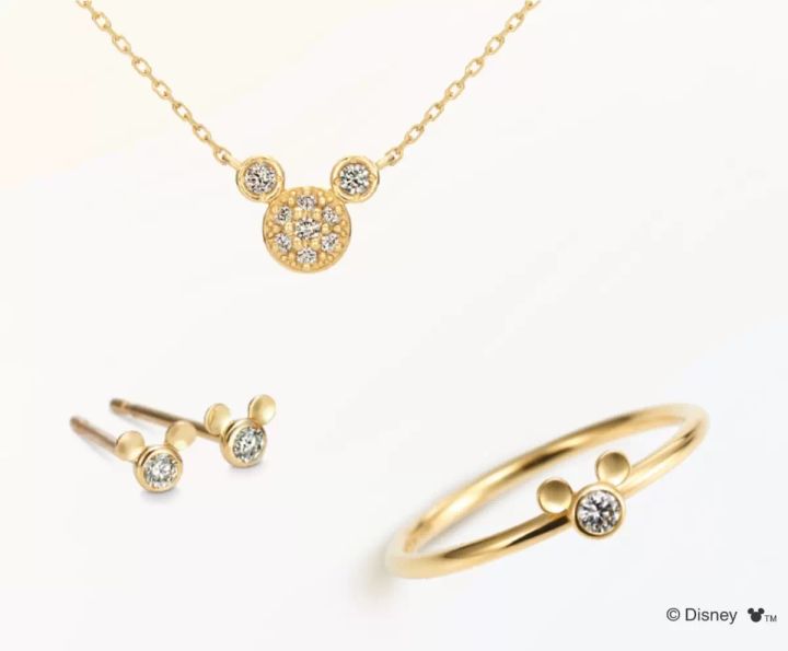 ミッキーモチーフ ジュエリー