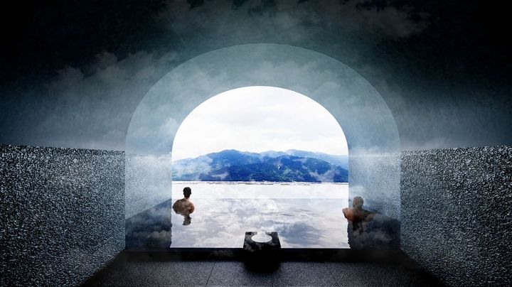 大浴場からも海を眺めることができます