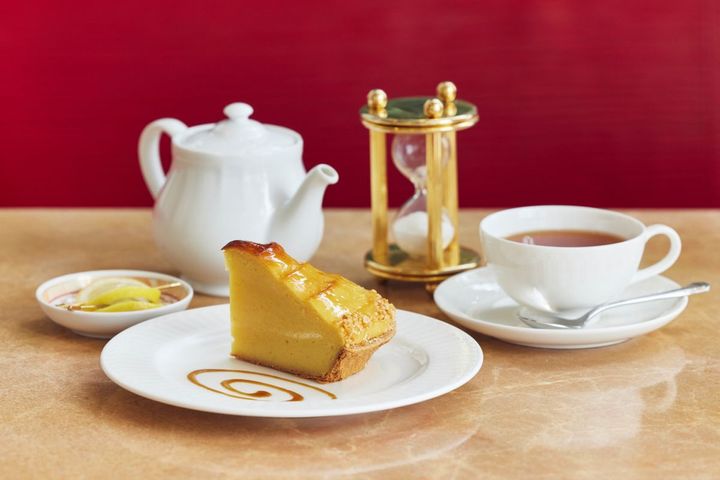 鳴門金時タルト、ドリンクセット