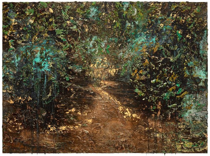 アンゼルム・キーファー《ライン川》2023年、個人蔵 Photo by Nina Slavcheva ©Anselm Kiefer