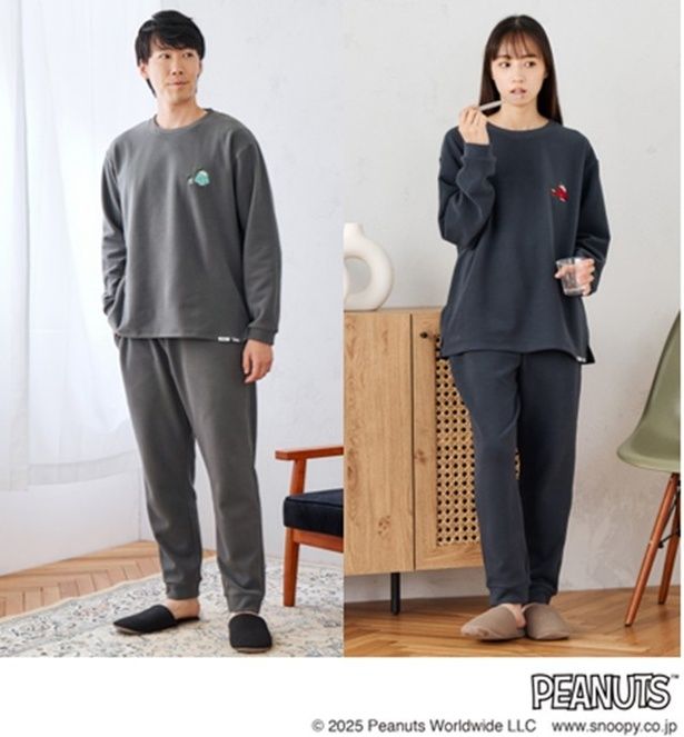 「AOKI＆TAKE CARE WITH PEANUTS リカバリーケアプラス(R)」シリーズに、男女兼用でゆったり着られるフリースタイプが新登場