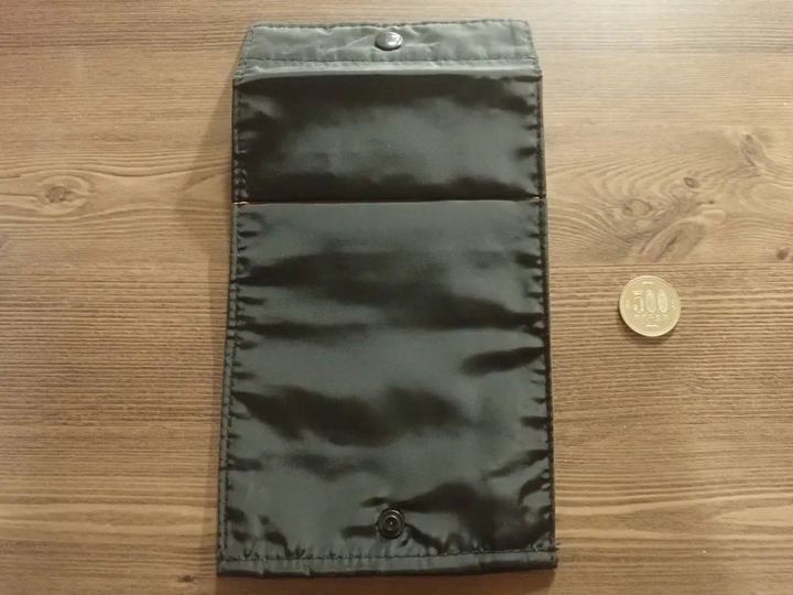 DAISO(ダイソー)：抗菌マスクポーチ(三つ折りタイプ)